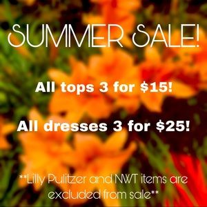 Summer sale!